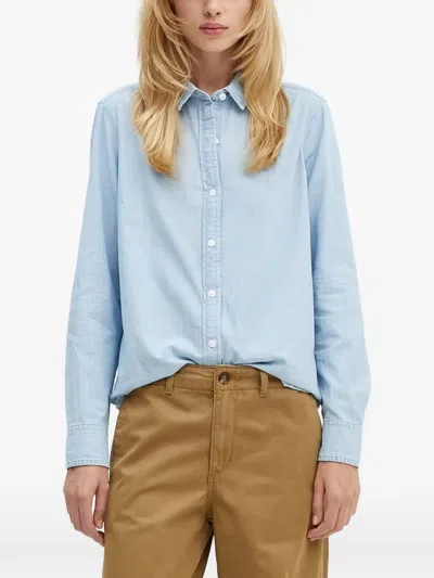 Levi's Long-sleeve Buttoned Shirt In Blue