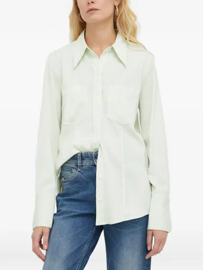 Levi's Long-sleeve Pocket-detail Shirt In Green