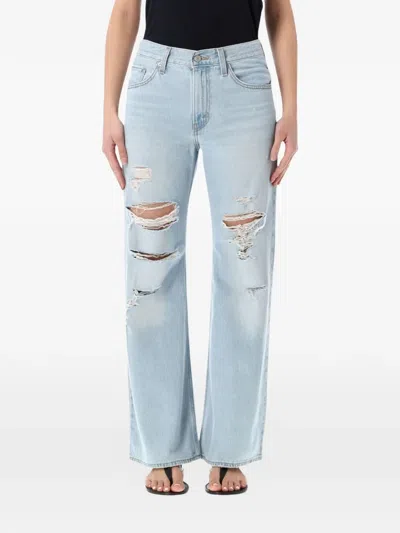 Levi's Loose Boot Denim Trousers In Blue