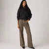 Levi's Loose Boot Washed Jeans In Brown