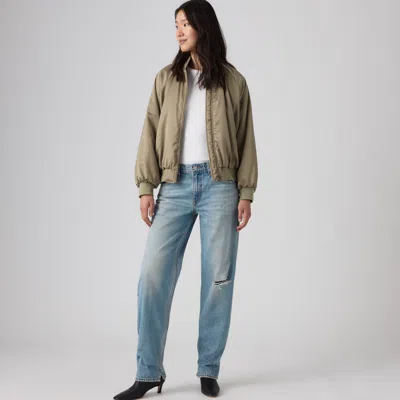 Levi's Loose Taper Jeans In Medium Wash / Hi And Welcome
