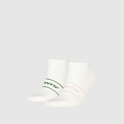 Levi's Low Cut Sport Socks 2 Pack In White