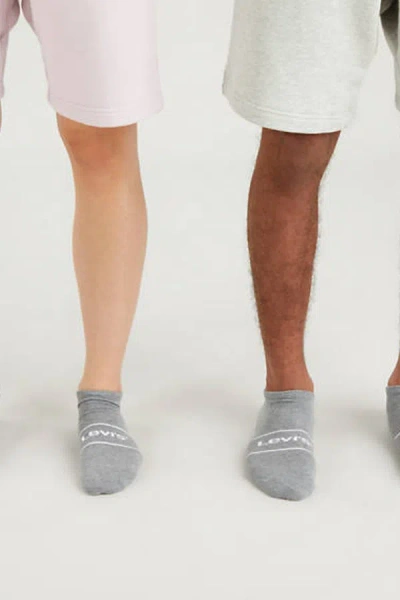 Levi's Low Cut Sportswear Socks 2 Pack In Gray