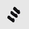 Levi's Low Rise Footie Socks (3-pack) In Black