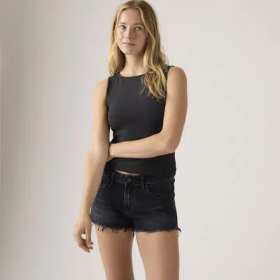 Levi's Low Rise Women's Shorts 32 In Black