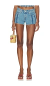 Levi's Low Short Shadow Seam In Blue