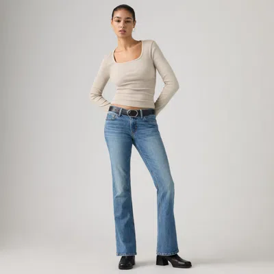 Levi's Low Slim Boot Jeans In Blue