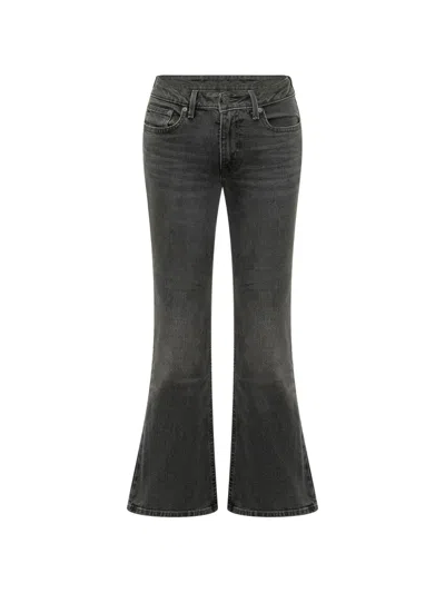 Levi's Low Slim Boot Jeans In Black