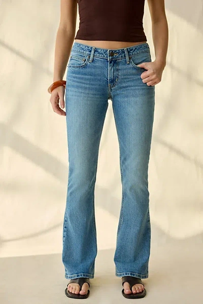 Levi's Low Slim Bootcut Jean In Kick Start, Women's At Urban Outfitters In Blue