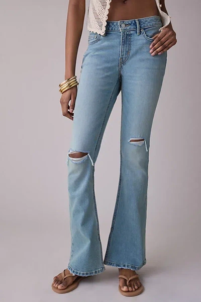 Levi's Low Slim Bootcut Jean In Tinted Memories, Women's At Urban Outfitters In Blue