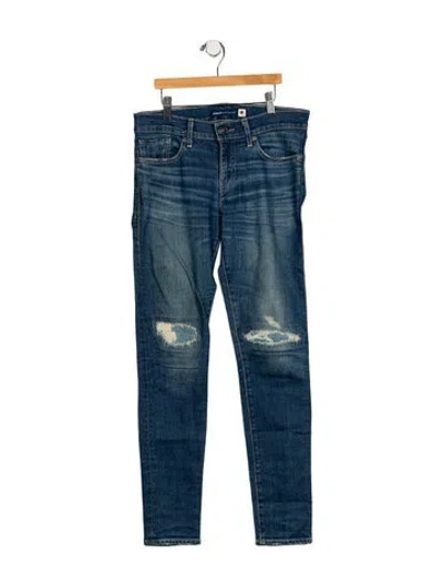 Pre-owned Levi's Low-rise Skinny Leg Jeans In Blue