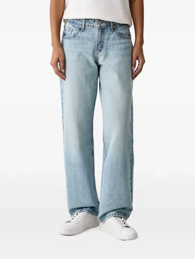 Levi's Low-rise Straight-leg Jeans In Blue