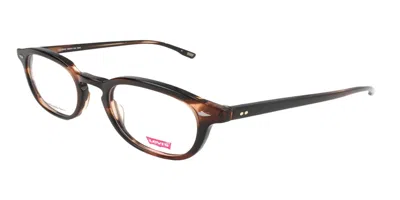 Levi's Ls118 02 Men's Glasses Brown Size 50 - Free Lenses - Blue Light Block Available