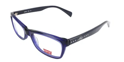 Levi's Ls2045 1167 Women's Glasses Blue Size 51 - Free Lenses - Blue Light Block Available
