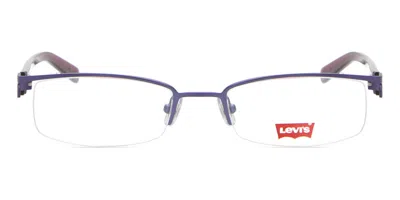 Levi's Ls2501 014 Men's Glasses Purple Size 50 - Free Lenses - Blue Light Block Available