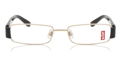 Levi's Ls2505 012 Men's Glasses Gold Size 53 - Free Lenses - Blue Light Block Available