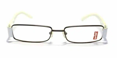 Levi's Ls2505 A001 Men's Glasses White Size Standard - Free Lenses - Blue Light Block Available