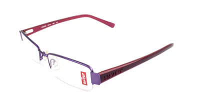 Levi's Ls2508 014 Women's Glasses Purple Size 52 - Free Lenses - Blue Light Block Available