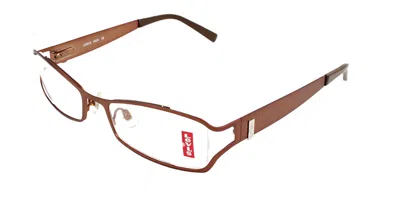 Levi's Ls2513 024 Women's Glasses Brown Size 51 - Free Lenses - Blue Light Block Available