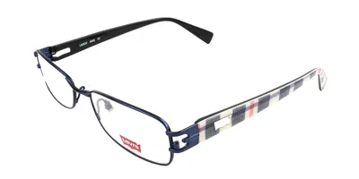 Levi's Ls2537 003 Women's Glasses Blue Size 52 - Free Lenses - Blue Light Block Available