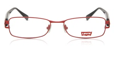 Levi's Ls2537 019 Women's Glasses Red Size 52 - Free Lenses - Blue Light Block Available
