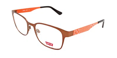 Levi's Ls2539 037 Women's Glasses Brown Size 49 - Free Lenses - Blue Light Block Available