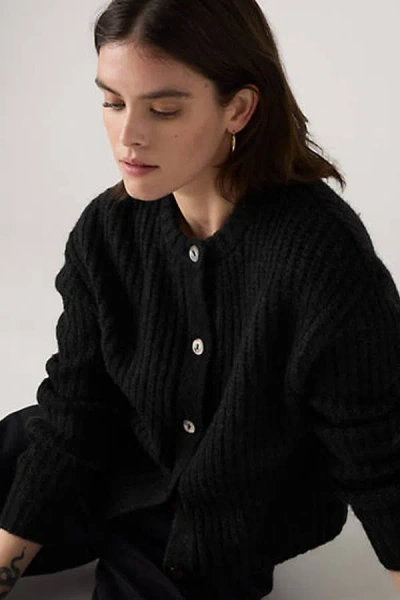 Levi's Luna Shell Button Cardigan In Black