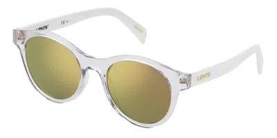 Levi's Lv 1000/s 900/sq Occhiali Da Sole Bianchi Per Donna In White