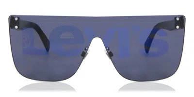 Levi's Lv 1001/s Kb7/8n Men's Sunglasses Grey Size 99 In Blue