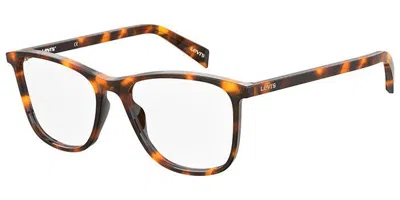Levi's Lv 1003 05l Men's Glasses Tortoiseshell Size 52 - Free Lenses - Blue Light Block Available In Brown