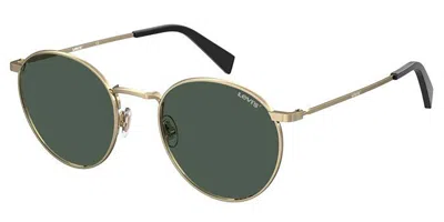 Levi's Lv 1005/s J5g/qt Men's Sunglasses Gold Size 50 In Green