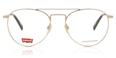 Levi's Lv 1006 J5g Men's Glasses Gold Size 54 - Free Lenses - Blue Light Block Available