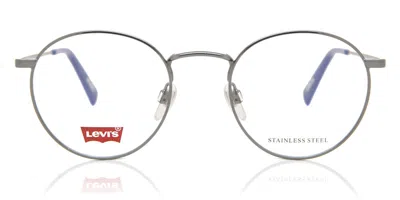 Levi's Lv 1007 Kj1 Men's Glasses Grey Size 50 - Free Lenses - Blue Light Block Available In Dark Ruthenium Grey