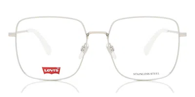 Levi's Lv 1010 010 Occhiali Da Vista Argentati Per Donna (solo Montatura) In White