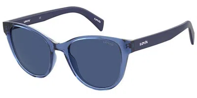 Levi's Lv 1014/s Pjp/ku Occhiali Da Sole Blu Per Donna In Blue