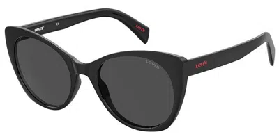 Levi's Lv 1015/s 807/ir Occhiali Da Sole Neri Per Donna In Black