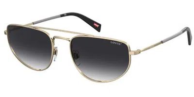 Levi's Lv 1018/s J5g/9o Occhiali Da Sole Oro Per Uomo In Brown