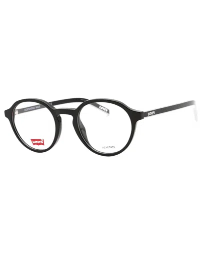 Levi's Levis Lv 1023 Eyeglasses In 0807 00 - Black/clear Demo Lens