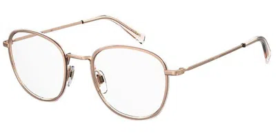 Levi's Lv 1027 Py3 Women's Glasses Rose-gold Size 50 - Free Lenses - Blue Light Block Available In Rose Gold
