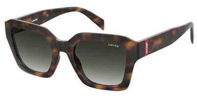 Levi's Lv 1027/s 05l/9k Women's Sunglasses Tortoiseshell Size 53 In Brown
