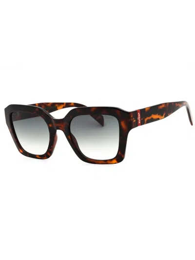 Levi's Levis Lv 1027/s Sunglasses In 005l 9k - Havana 2/green Shaded