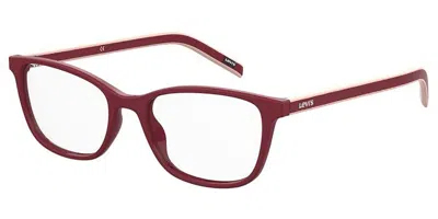 Levi's Lv 1032 Lhf Occhiali Da Vista Rossi Per Donna (solo Montatura) In Red