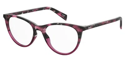 Levi's Lv 1034 09r Women's Glasses Pink Size 49 - Free Lenses - Blue Light Block Available In Multi