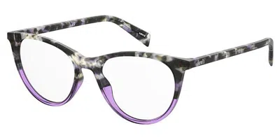 Levi's Lv 1034 Mmh Occhiali Da Vista Purple Per Donna (solo Montatura) In Multi