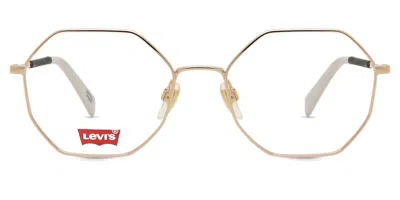 Levi's Lv 1040 J5g Occhiali Da Vista Oro Per Uomo (solo Montatura) In Gold