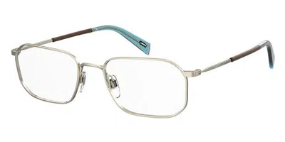 Levi's Lv 1041 3yg Occhiali Da Vista Argentati Per Uomo (solo Montatura) In Gold