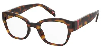 Levi's Lv 1045 Women's Glasses, Tortoiseshell, Size 47 In Brown