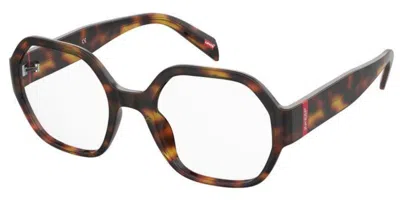 Levi's Lv 1046 086 Women's Glasses Tortoiseshell Size 52 - Free Lenses - Blue Light Block Available In Brown