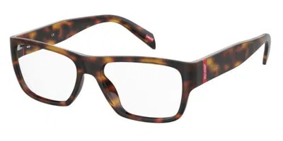 Levi's Lv 1049 Men's Glasses, Tortoiseshell, Size 54 In Brown