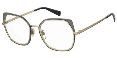 Levi's Lv 1051 Women's Glasses, Gold, Size 53